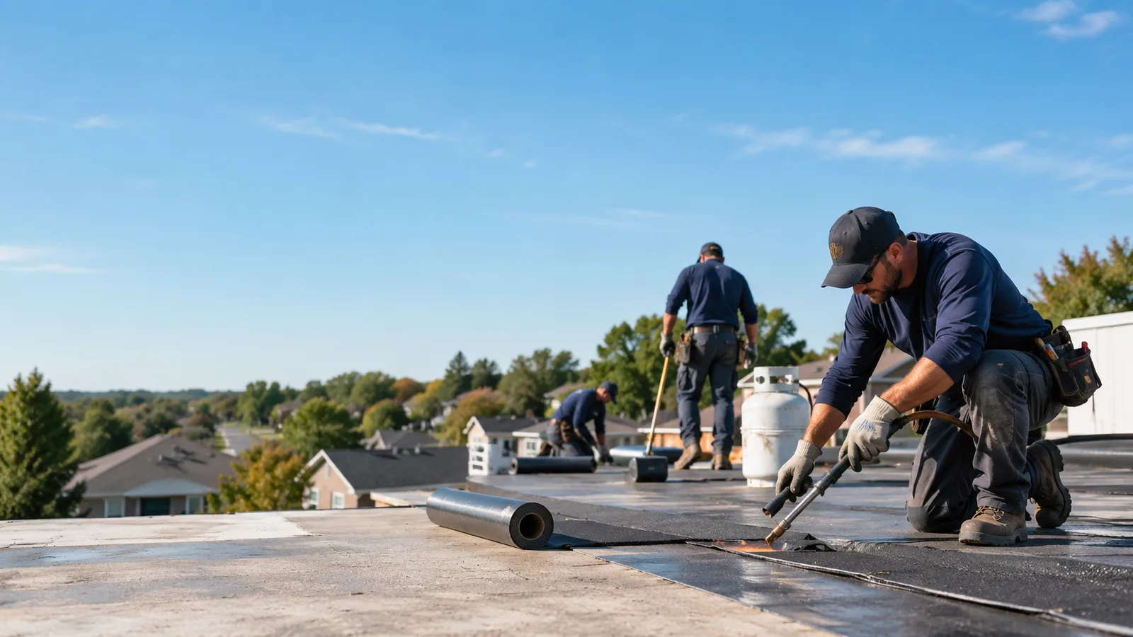 Flat Roof Leak Repair providers in Bernard, IA